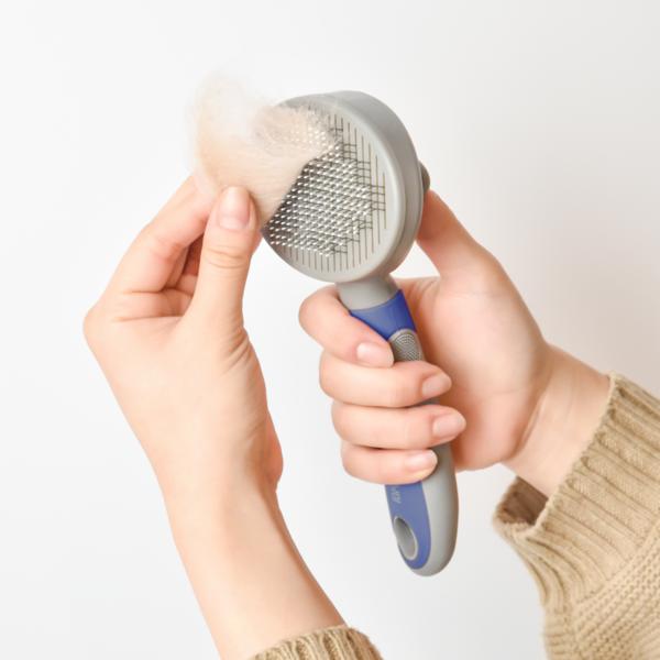 Happy Dog Pet One-Touch Brush, Blue, 1 Piece, Korean Pet Shampoo
