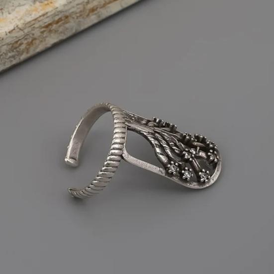 4ks Boho Nastavitelný Set Prstenů na Nehty Módní Prsteny na Konec Prstu Opakovaně Použitelná Sada Prstenů na Nehty pro Nail Art Svatba