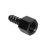 2pcs Fitting Hose End Straight 3/8" Barb to 6 AN Female Swivel Aluminum Anodize