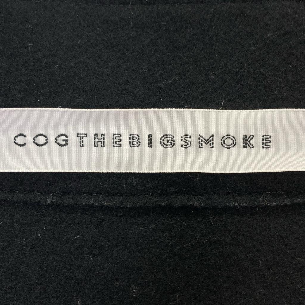 COGTHEBIGSMOKE Black wool square coat coat No description blackUsed