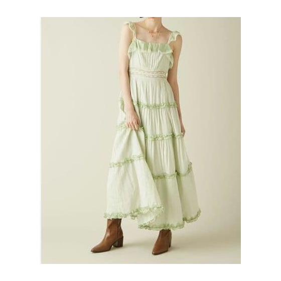 Lily Brown Tiered Maxi Dress