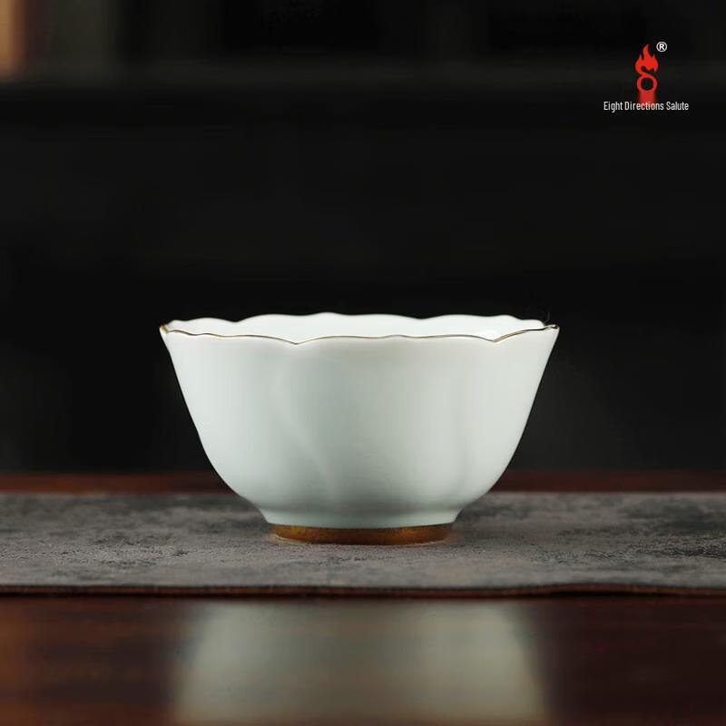 Bafang Li Lotus Shadow Celadon Teacup