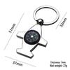 Creative Metal Airplane Keychain - Miniature Engine Pendant & Aviation Gift