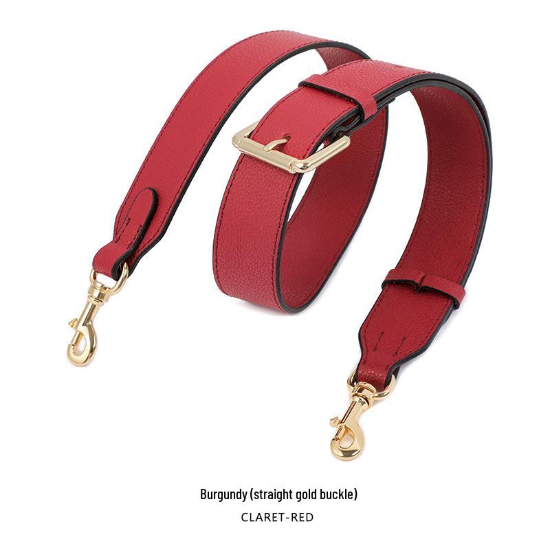 Lychee Grain Cowhide Bag Replacement Strap - Dionysus Versatile Wide Shoulder Strap MHS-A-9