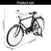 Retro Bicycles Model Ornament Nostalgic Design Miniature Bike Figurine for Living Room Bookcase and Desktop Decoration