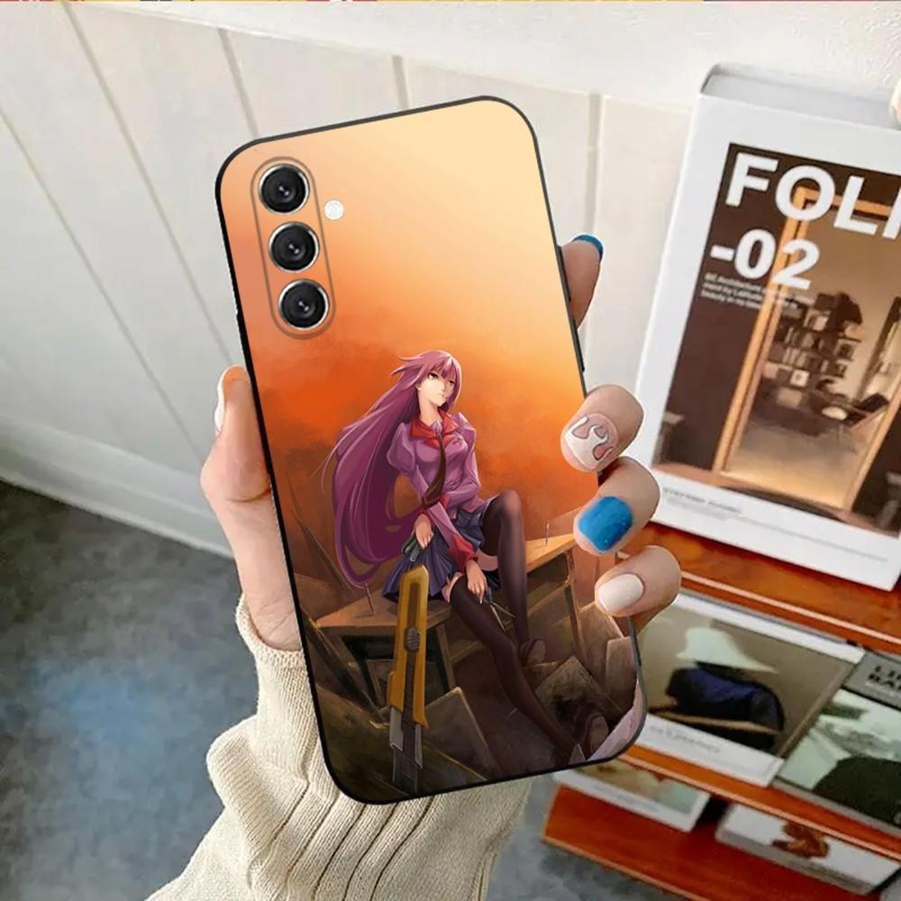 monogatari series Phone Case For Samsung Galaxy A13,A21s,A22,A31,A32,A52,A53,A71,A80,A91 Soft Black Shell