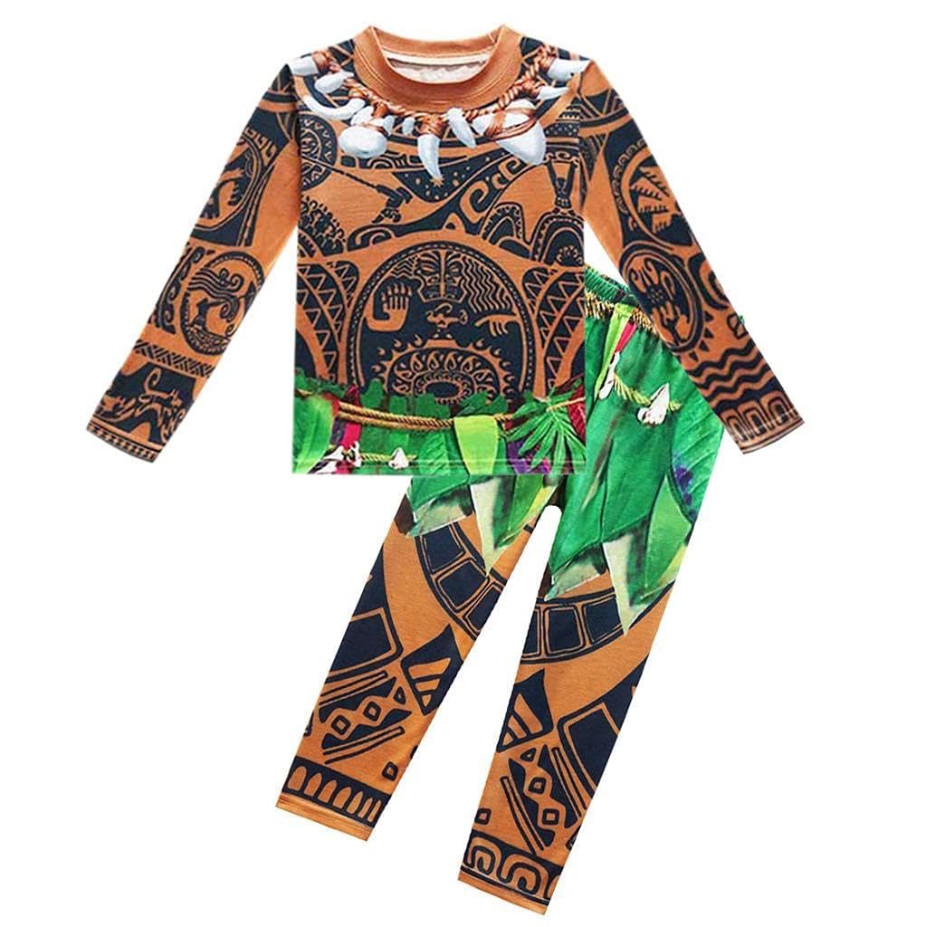 Dressy Daisy Ocean Maui Adventure Halloween Sizes Months Boys' Pull-On Pajamas, Kids' Costume, Green, 18-24