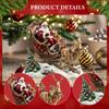 2D Weihnachts-Weihnachtsmann-Dekoration Kunstwerk Handwerk Dekorative Tischfigur Ornament Stück
