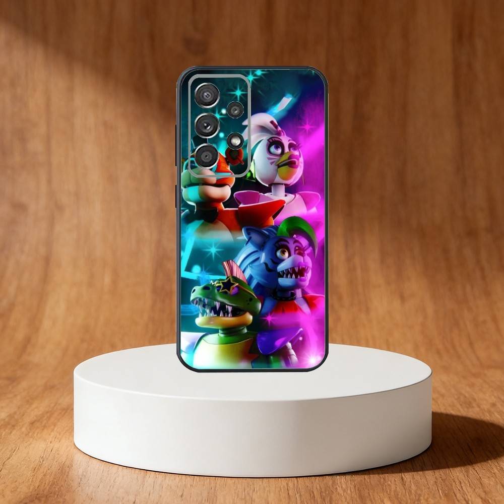 

F-Five Nights At Freddy-s Phone Case For Samsung S25,S24,S21,S22,S23,S30,Ultra,S20,Plus,Fe,Note,10,9,5G Black Cover Samsung S24Plus