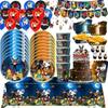 99 Nuits Dans La Forêt Décorations de Fête d'Anniversaire Cerf Jeu Vaisselle Tasse Assiette Serviette Ballon Cadeau pour Enfants Articles de Baby Shower