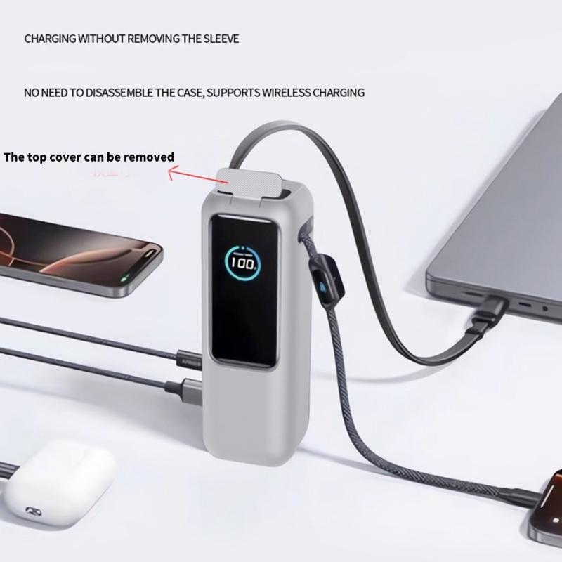 Přenosný cestovní pouzdro Power Banky Úložiště pro 25000mAh 165W Taška s ochranami Ochranný kryt