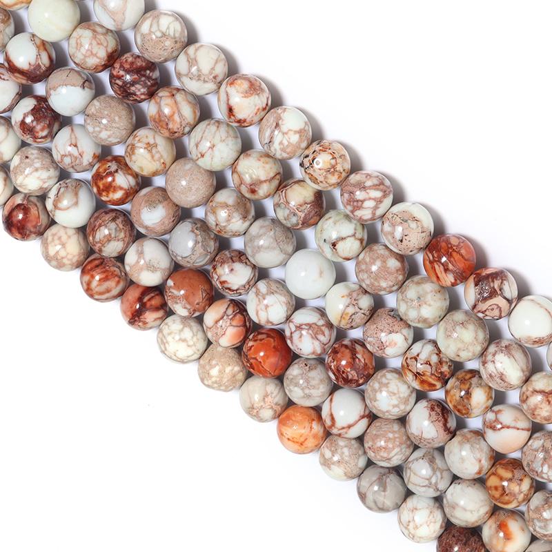 6/8/10mm Emperor Stone Beads For Jewelry Making Loose Spacer Round Imperial Beads DIY Bracelet Necklace Jewelry Charms Crafts