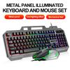 Keyboard and Mouse Set Gaming Computer USB Wired RGB Backlit Keyboard Laptop Accessories Ergonomic Laser Mouse Wheel For Esports