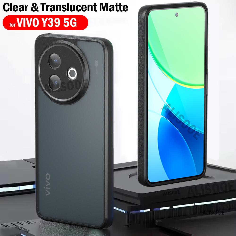Cover for VIVO Y39 5G Case Ultra Thin Matte Translucent & Clear Full Protection Funda for VIVO Y39 5G Capa
