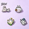 Backpack Decoration Pin Halloween Cartoon Ghost Enamel Brooch Spooky Metal Lapel Pin Jewelry Accessory Sweater Cardigan Coat Suit Scarf Decor,