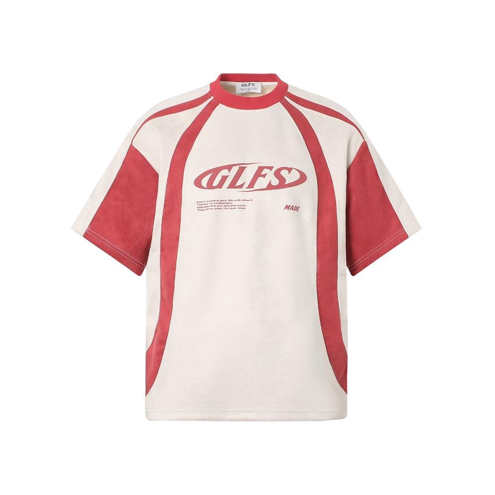 Women's American Vintage Summer T-Shirt, Loose Casual Top with Street-Style Letter Print