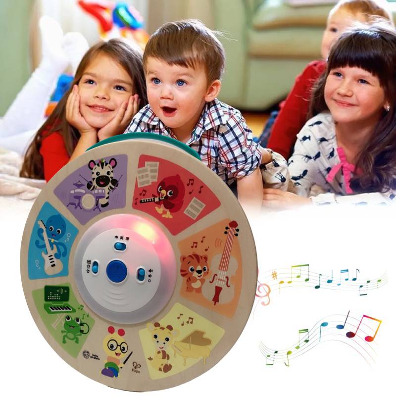 Baby Smart Sounds Symphony Magic Touch Wooden Electronic Puzzle Toy