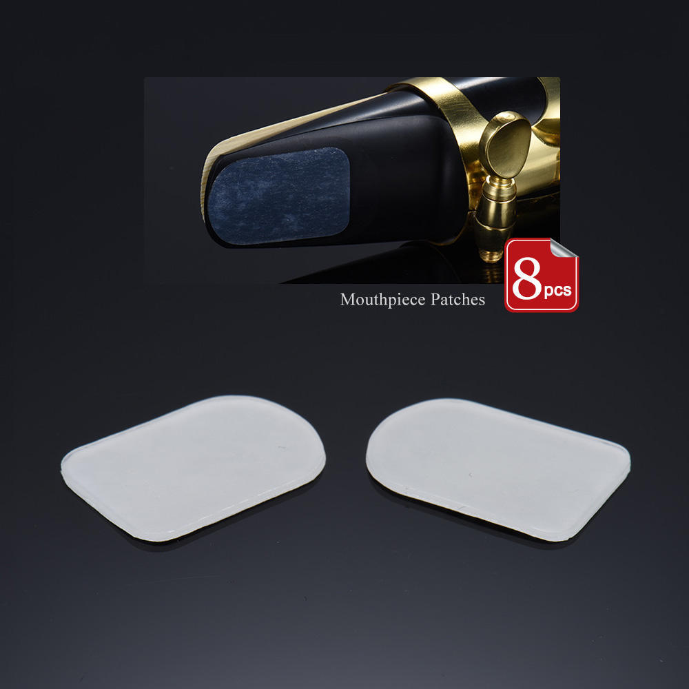 Buy 8pcs Bb Soprano Saxophone Sax Mouthpiece Patches Pads