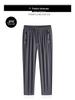 Men's High-End Elastic Ice Silk Sports Pants - Summer Breathable, Quick-Drying, Loose Straight Leg, Plus Size, Long Running Pants