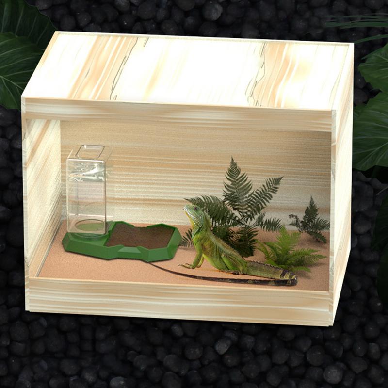 Поилка для рептилий Миска для воды для рептилий Поилка для черепах Тортоизы Для бородатых агам Ящериц