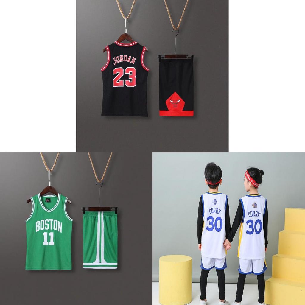 Kyrie Irving Basketball Jersey Set For Kids With Polyester Fabric For Sports And Fitness