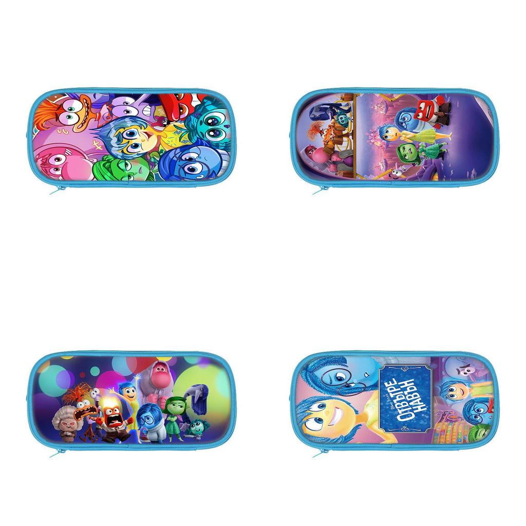 Inside Out Brain Characters Pencil Case With Large Capacity For Students And Office Use