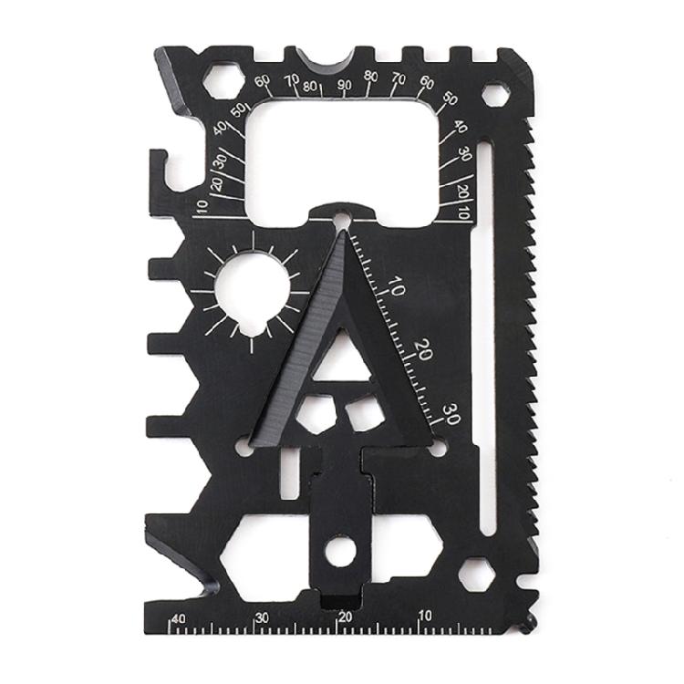 

Multifunctional Survival Combination Tool 18 in 1 Stainless Steels Multitool Card Pocket Size Credit Card Tool Easy Use 1