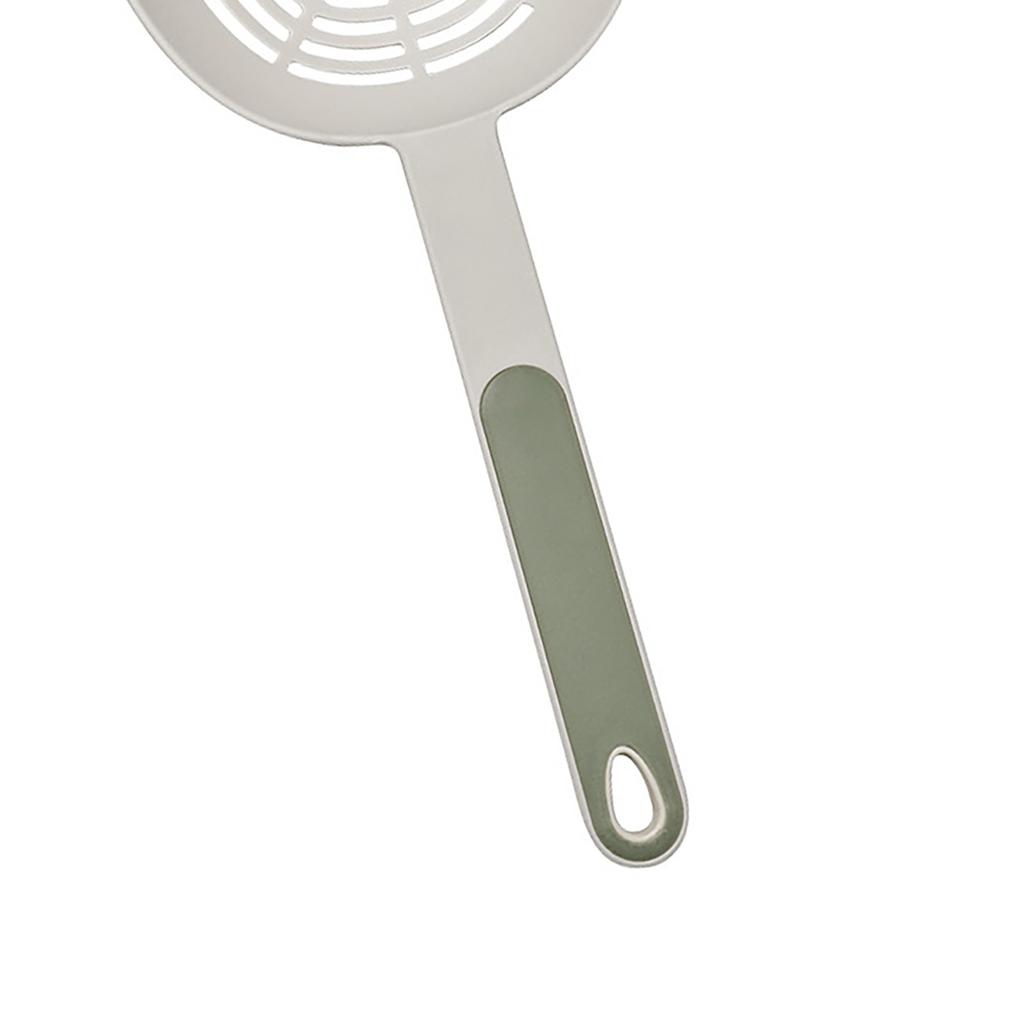 Nylon Skimmer Spoon Professional Food Grade Heat Resistance Draining Large Capacity Strainer Spoon for Kitchen