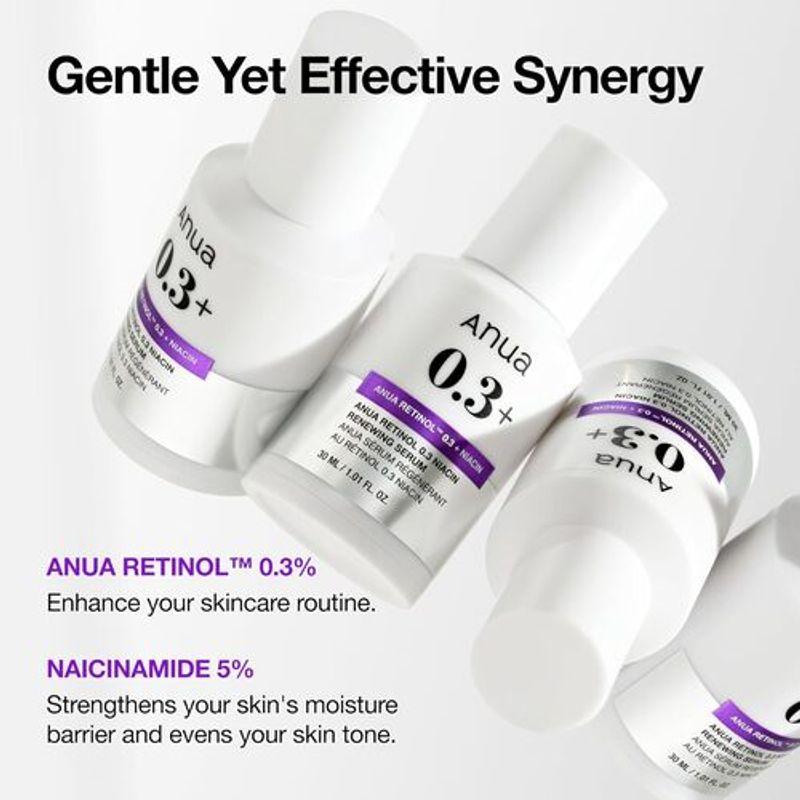 [Anua] *renewal* Nano Retinol 0.3% + Niacin Renewing Serum 30ml