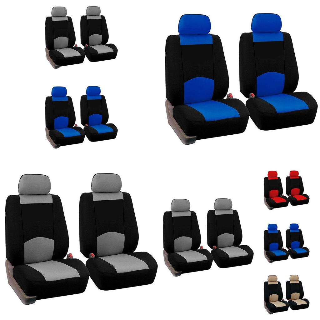 4 Stück Sitzbezüge Universal für Auto Polsterbezug Abdeckung Vorne Auto Abdeckung Sitz