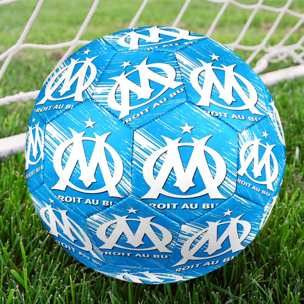 Olympique de Marseille Theme Size 5 Soccer Ball, Suitable for Both Indoor and Outdoor Matches, a Gift Suitable for Everyone.