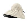 Sunscreen Black Vinyl Sunshade Hat UV Protection Empty Top Hats Retro Sun Protection Cap  Travel