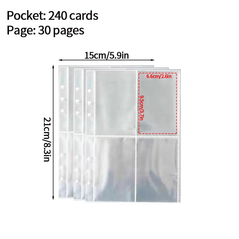 Binder Photocards Holder Binder Photocard Sleeve Background Paper Kpop Photo Album Binder Page Binder Photo Sleeve