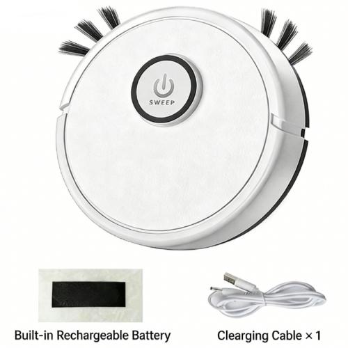 Smart Robot Vacuum Cleaner 3In1 Sweep Mop Side Suction All-in-One Cleaning Ultra-Slim Low Noise 50-Minute Runtime Vacuum Cleaner