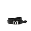 DakS Black Dd Silver Buckle Leather Women S Belt