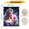 Disney Princess Aurora Oil Paint Art Painting Kit Oil Paint Dots Home Wall Decor