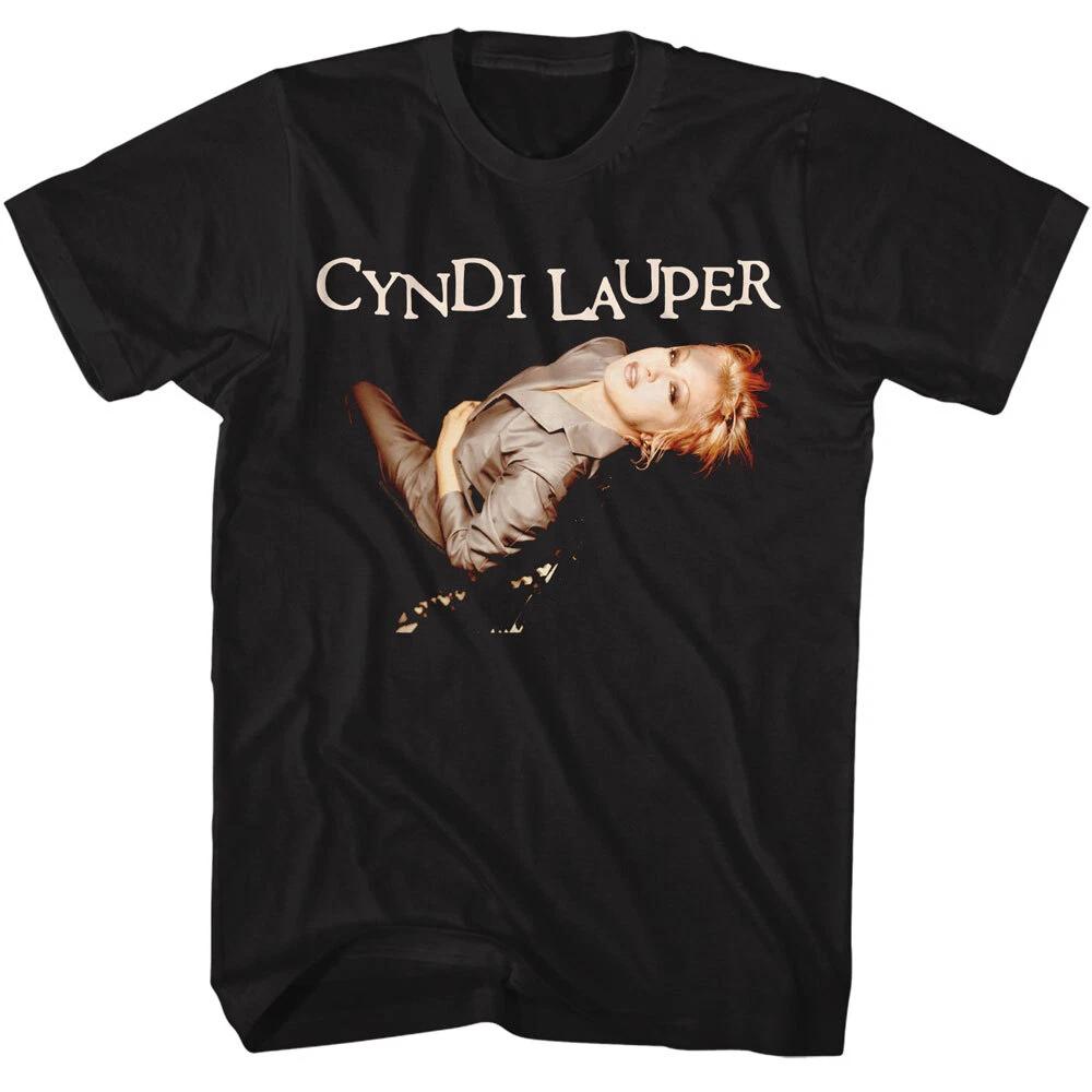 Cyndi Lauper Laid Back Suit Photo Men's T Shirt Pop Rock Music