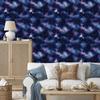 Watercolor Galaxy Wallpaper Navy Blue, Bottom Navy Blue 50x1000
