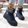 Shoes: Women's Winter Cotton Shoes, Snow Boots, Women's Boots with Fleece, Thickened Cotton Boots, Cold-proof and Warm Boots