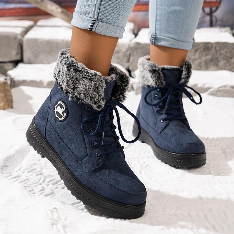 Shoes: Women's Winter Cotton Shoes, Snow Boots, Women's Boots with Fleece, Thickened Cotton Boots, Cold-proof and Warm Boots