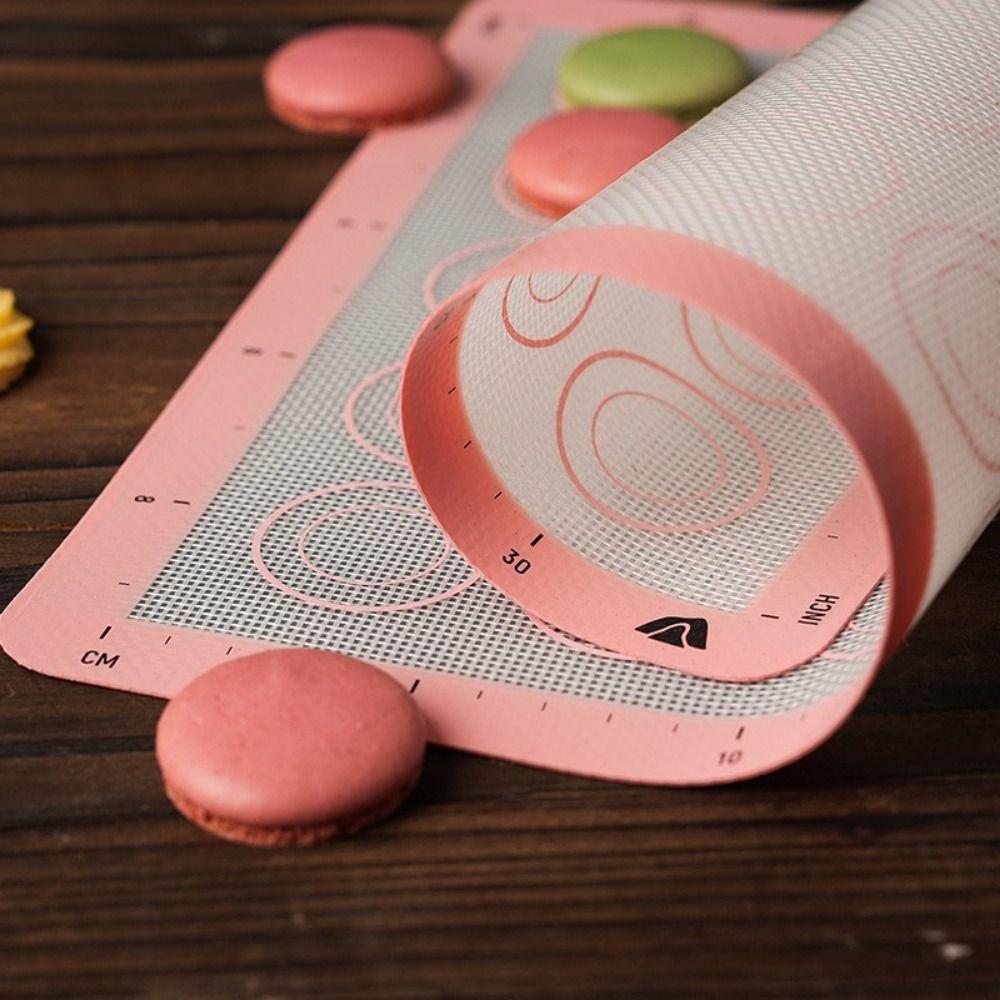 BPA Free Silicone Baking Mat Non Stick Oven Liner Sheets Macaron Cookie Pad  Baking Tool