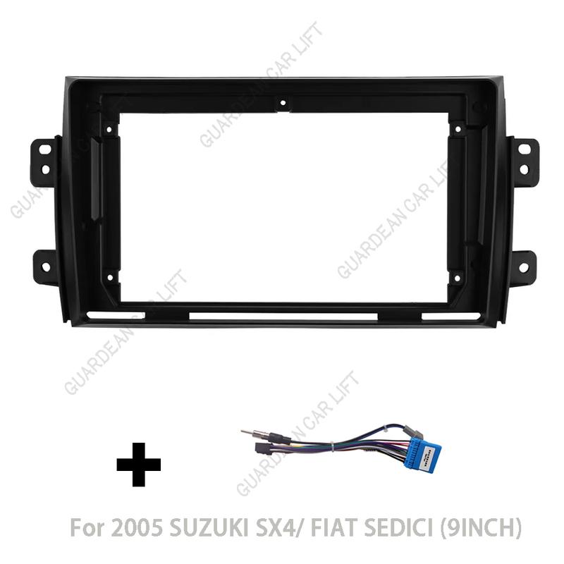 For SuZuKi SX4 2006-2014/ FIAT SEDICI (9INCH) Car Radio Fascias Android GPS MP5 Stereo Player 2 Din Head Unit Panel Dash Frame