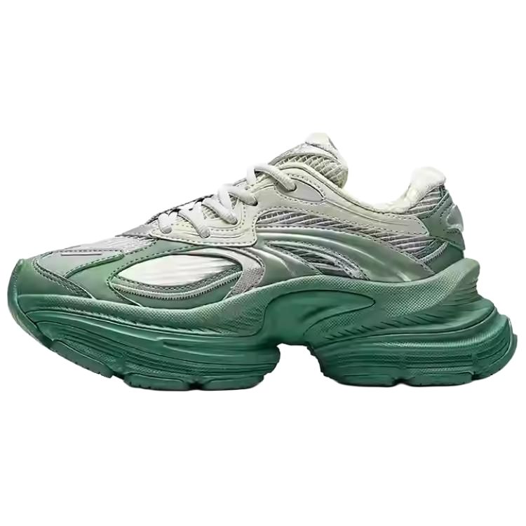 Anta Fuyiao 2 Colomba della Pace Moda Confortevole Antiscivolo Resistente all'Usura Scarpe da Papà Basse Donna sneaker Verde 122518899X-5