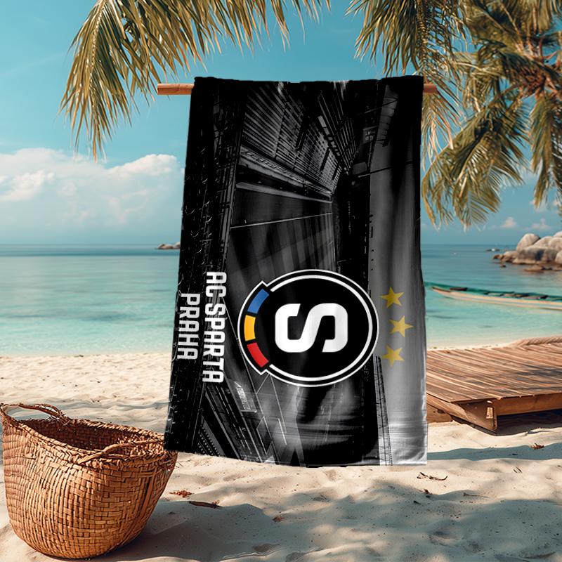 AC Sparta Praha Fashion Beach Towel: Ideal for Summer Adventures, Soft, absorbent and quick drying, suitable for swimming and bathing