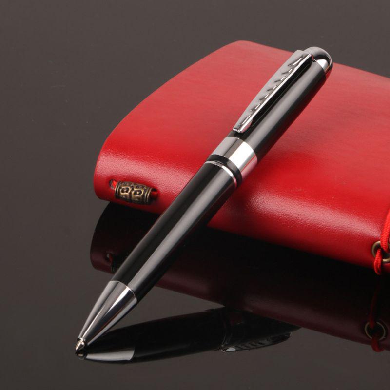 1.0mm Luxury Metal Rotary Ballpoint Pen Signature Rollerball Business School Office Supplies