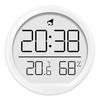 Slim Thermometer and Hygrometer Clock, Alarm Clock with Magnetic WallDesk Clock, High-Precision Compact Digital Clock for Kitchen and Bedroom,
