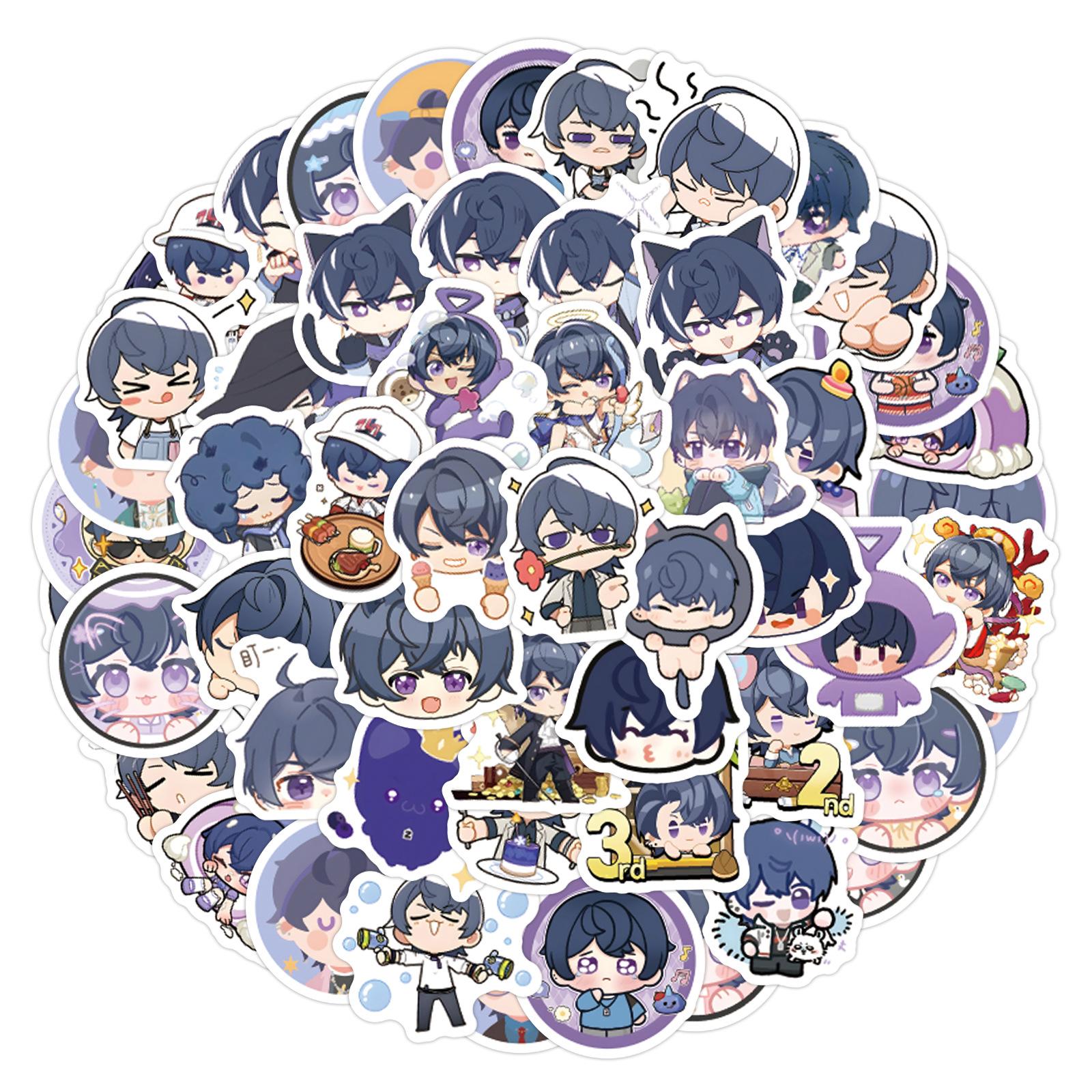 

103 New Styles of Lu Jing and Celebrity Graffiti Stickers Decorate Refrigerator Skateboard Water Cup Personalized Stickers