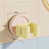 Suction Cup Mop Holder Wall Mounted Mop Rack No Drilling Bathroom Kitchen Storage Organizer Movable Mop Broom Holder