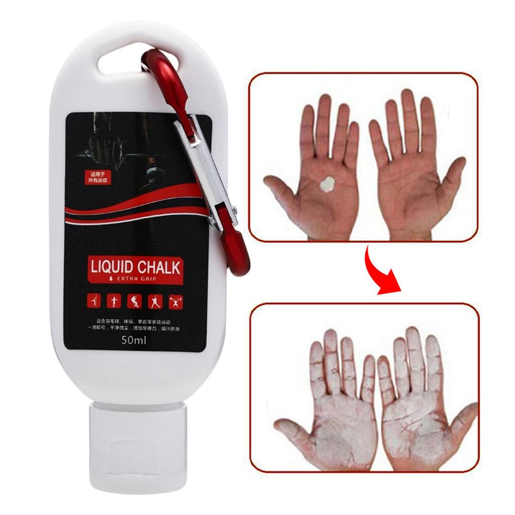 Anti-slip Powder Liquid Magnesium Powder Bottled Liquid Powder Fitness Lifting Grip For Pull-ups Climing Weightlifting Badminton