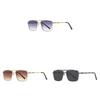 Retro Square Metal Sunglasses For Men Women Uv400 Protection Sunblock Outdoor Sport